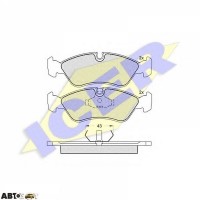 Тормозные колодки ICER 180758