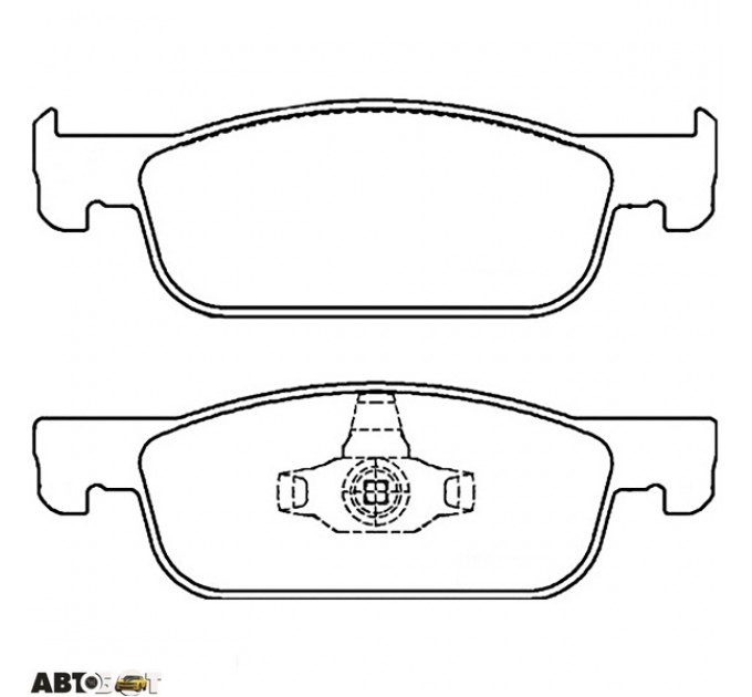 Гальмівні колодки Bosch 0 986 424 021, ціна: 1 155 грн.