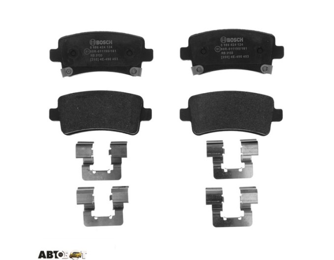 Тормозные колодки Bosch 0986424124, цена: 2 399 грн.