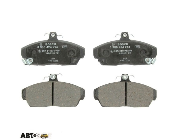Тормозные колодки Bosch 0986424214, цена: 2 399 грн.