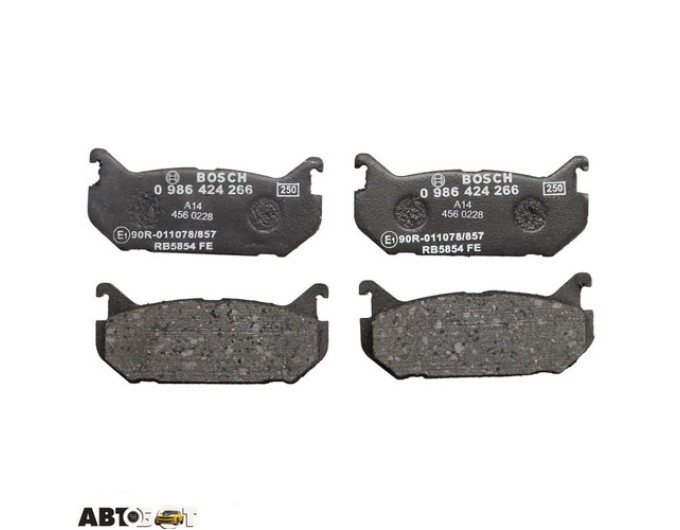 Тормозные колодки Bosch 0 986 424 266, цена: 967 грн.