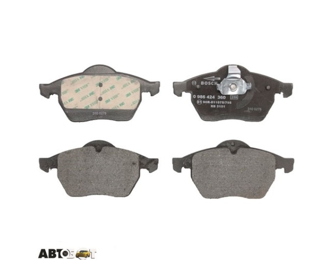 Тормозные колодки Bosch 0 986 424 360, цена: 2 145 грн.