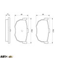 Тормозные колодки Bosch 0986424418, цена: 1 635 грн.