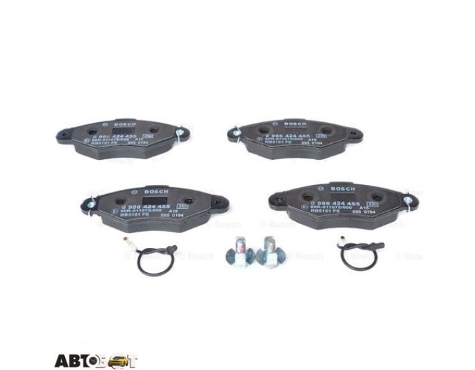Тормозные колодки Bosch 0 986 424 455, цена: 1 963 грн.
