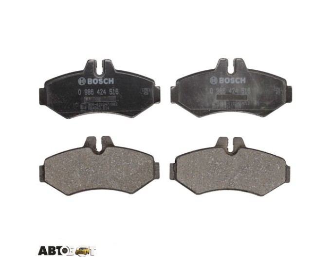 Тормозные колодки Bosch 0 986 424 516, цена: 2 157 грн.