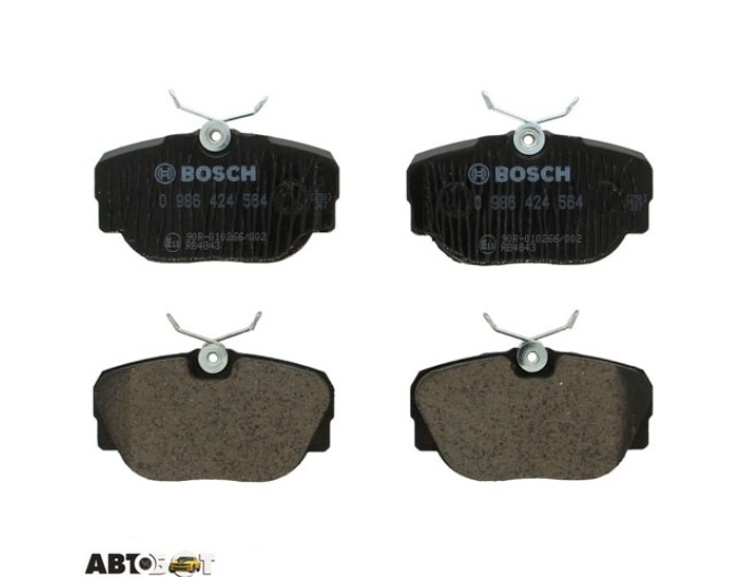 Тормозные колодки Bosch 0 986 424 564, цена: 1 839 грн.