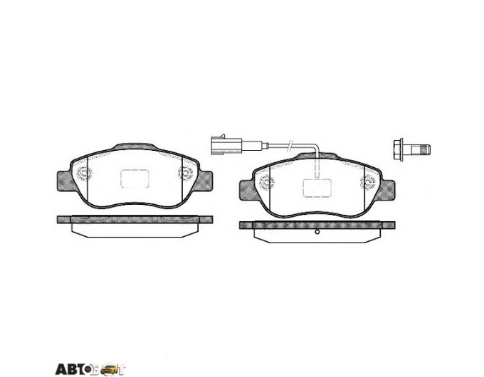 Тормозные колодки Bosch 0 986 424 597, цена: 2 294 грн.