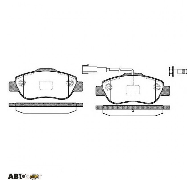 Тормозные колодки Bosch 0 986 424 597, цена: 1 249 грн.