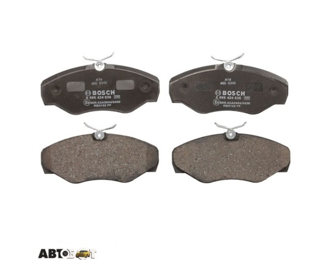 Тормозные колодки Bosch 0 986 424 636, цена: 2 942 грн.