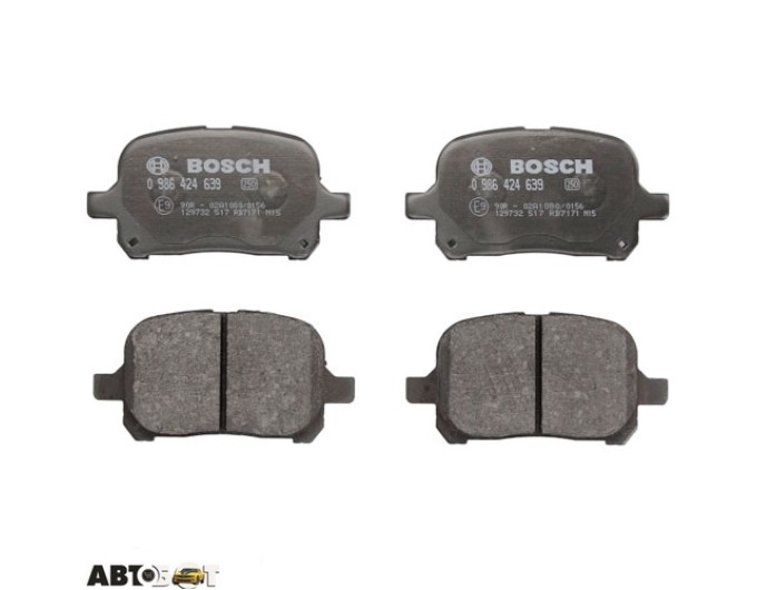 Тормозные колодки Bosch 0 986 424 639, цена: 2 071 грн.