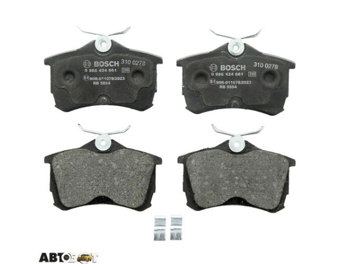 Тормозные колодки Bosch 0 986 424 661, цена: 1 834 грн.