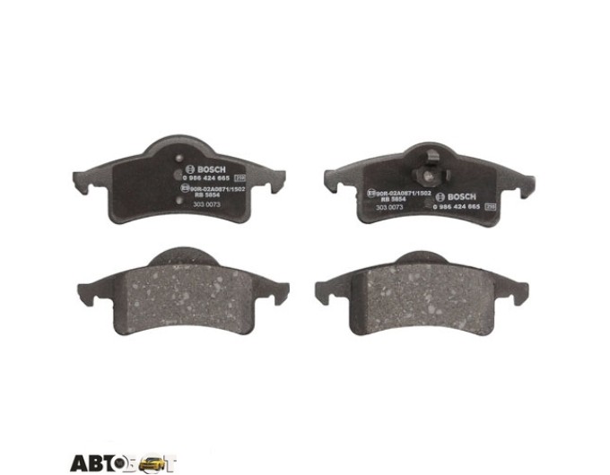 Тормозные колодки Bosch 0 986 424 665, цена: 1 930 грн.