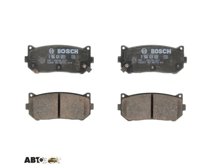 Тормозные колодки Bosch 0 986 424 693, цена: 1 820 грн.