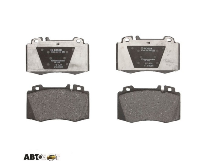 Тормозные колодки Bosch 0 986 424 705, цена: 3 625 грн.