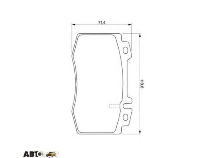 Тормозные колодки Bosch 0 986 424 705, цена: 3 625 грн.