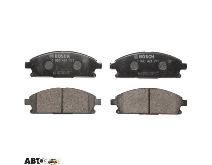 Тормозные колодки Bosch 0 986 424 715, цена: 2 634 грн.
