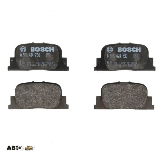 Гальмівні колодки Bosch 0 986 424 730, ціна: 924 грн.