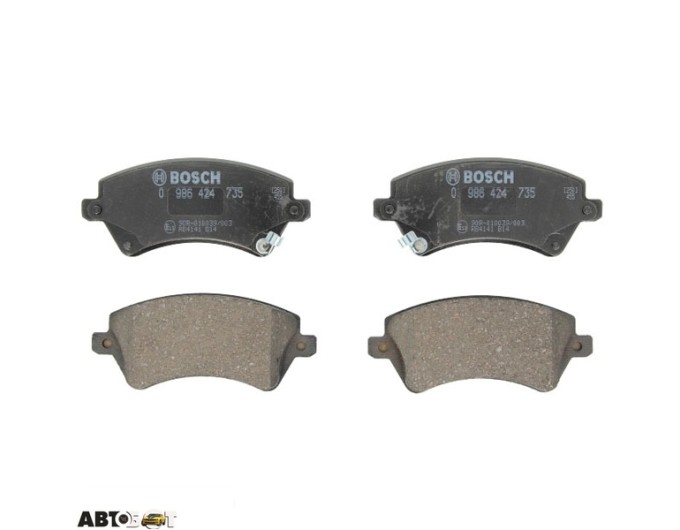Тормозные колодки Bosch 0 986 424 735, цена: 2 583 грн.