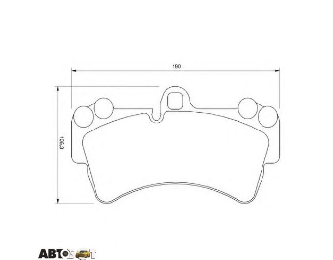 Тормозные колодки Bosch 0 986 424 739, цена: 5 756 грн.