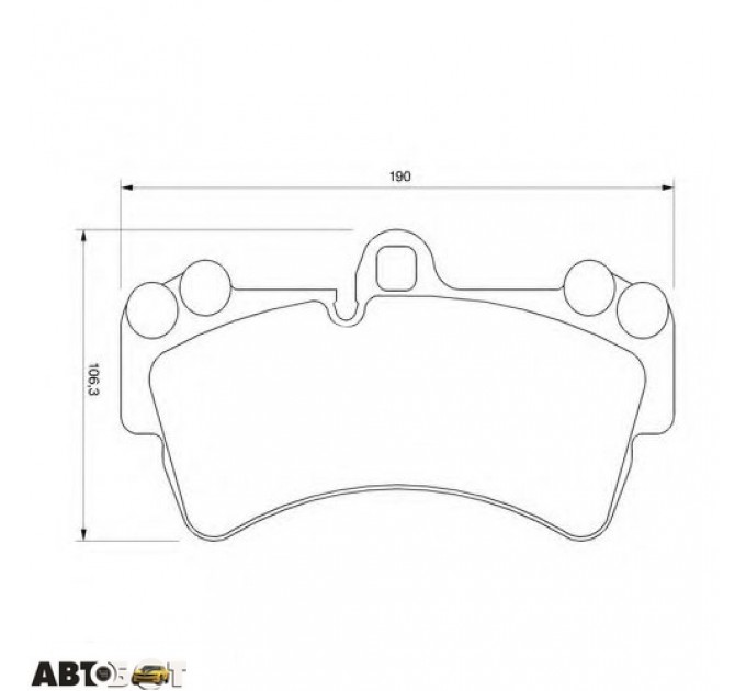 Тормозные колодки Bosch 0 986 424 739, цена: 3 134 грн.