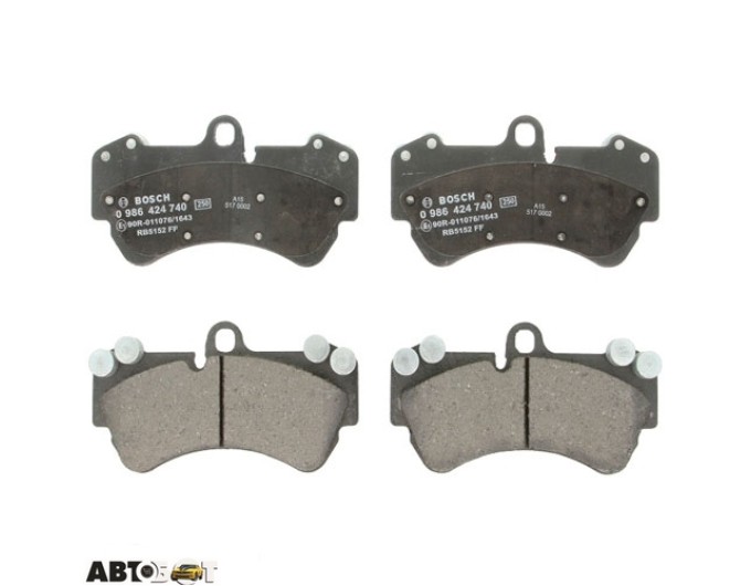 Тормозные колодки Bosch 0986424740, цена: 4 597 грн.