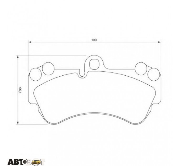 Тормозные колодки Bosch 0986424740, цена: 2 503 грн.