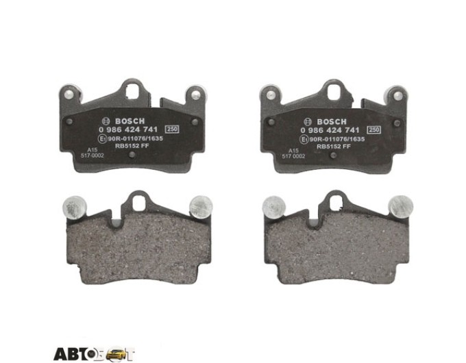 Тормозные колодки Bosch 0 986 424 741, цена: 3 342 грн.