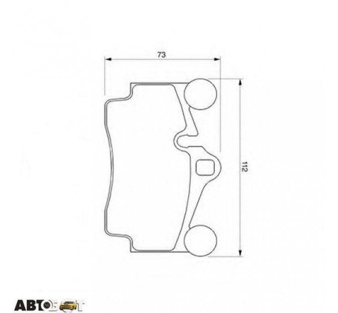 Гальмівні колодки Bosch 0 986 424 741, ціна: 1 820 грн.