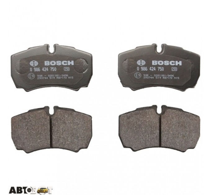 Гальмівні колодки Bosch 0 986 424 750, ціна: 1 524 грн.
