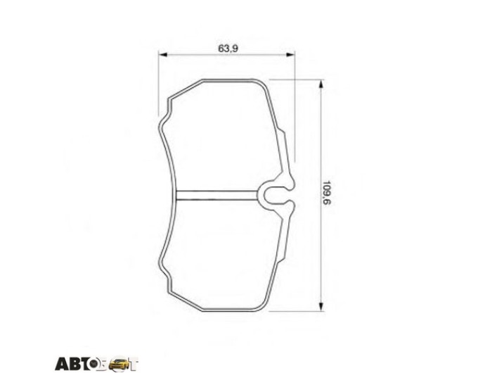 Тормозные колодки Bosch 0 986 424 750, цена: 2 799 грн.