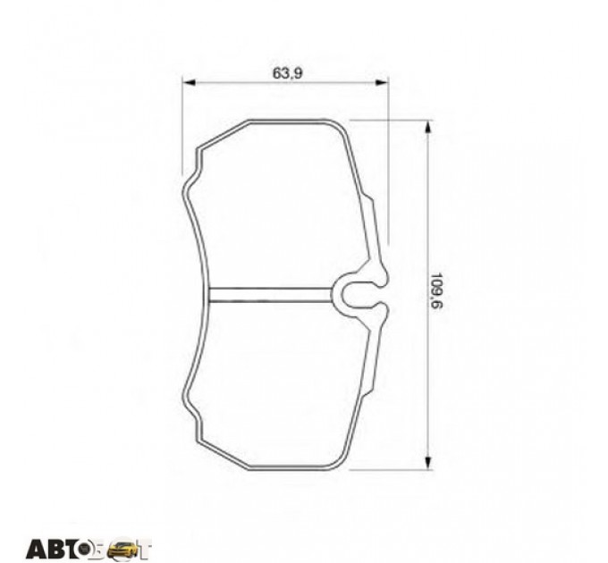 Гальмівні колодки Bosch 0 986 424 750, ціна: 1 524 грн.