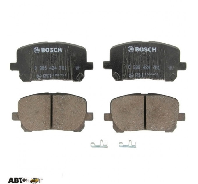 Гальмівні колодки Bosch 0 986 424 761, ціна: 1 161 грн.