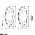 Тормозные колодки Bosch 0986424789, цена: 3 287 грн.