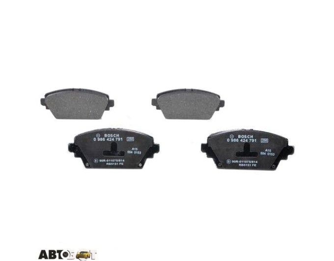 Тормозные колодки Bosch 0 986 424 791, цена: 2 100 грн.