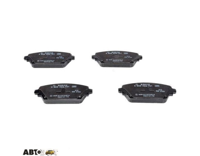 Тормозные колодки Bosch 0 986 424 791, цена: 2 100 грн.