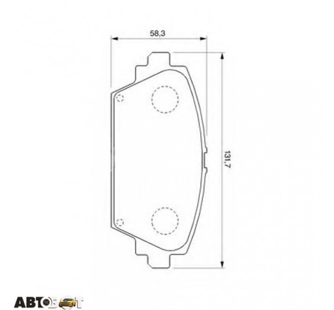 Тормозные колодки Bosch 0 986 424 791, цена: 1 143 грн.