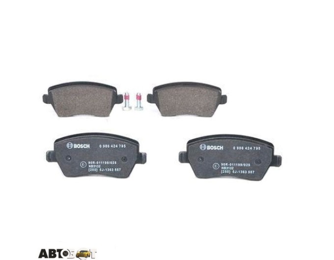 Гальмівні колодки Bosch 0 986 424 795, ціна: 2 033 грн.