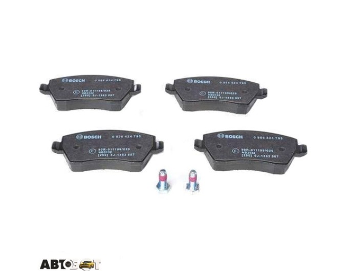 Гальмівні колодки Bosch 0 986 424 795, ціна: 2 033 грн.