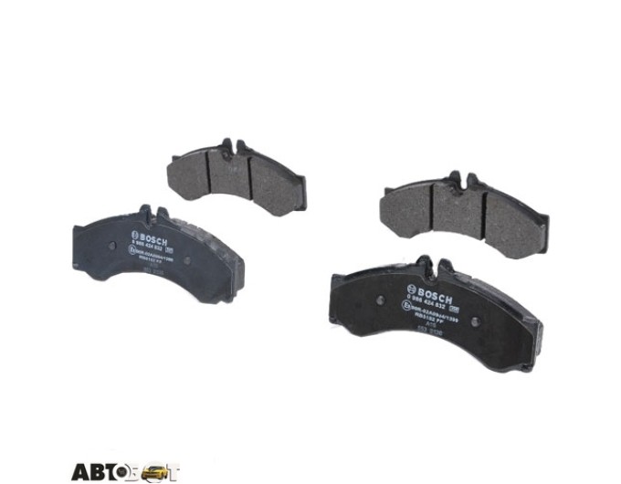 Тормозные колодки Bosch 0 986 424 832, цена: 3 656 грн.