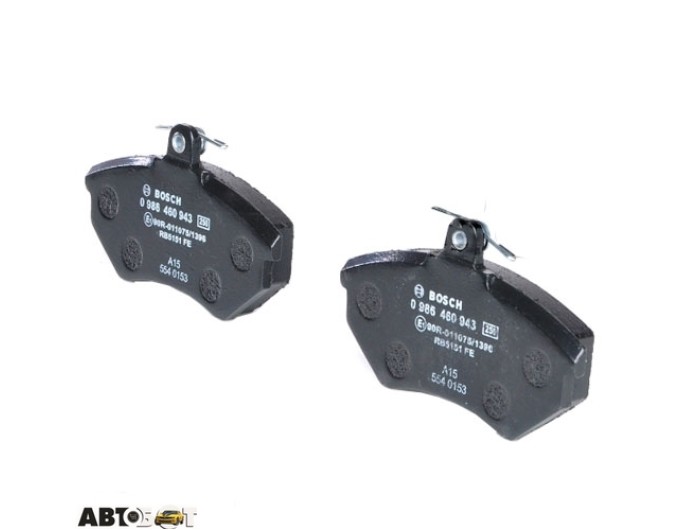 Тормозные колодки Bosch 0986460943, цена: 1 626 грн.