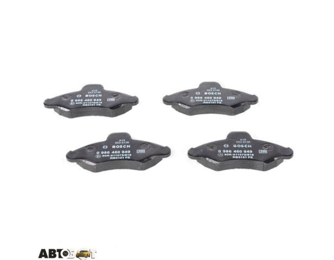 Тормозные колодки Bosch 0986460949, цена: 1 228 грн.