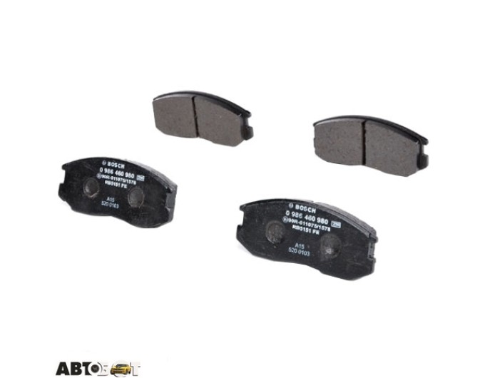 Тормозные колодки Bosch 0 986 460 980, цена: 1 377 грн.