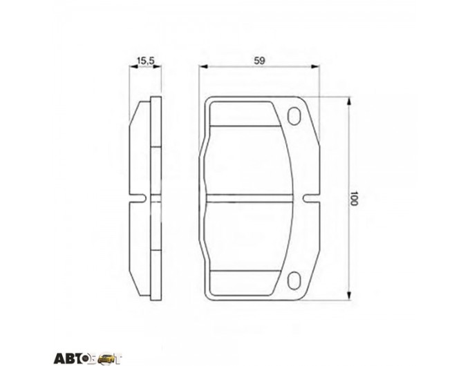 Тормозные колодки Bosch 0 986 465 141, цена: 1 231 грн.