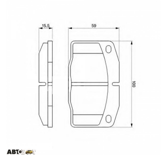 Гальмівні колодки Bosch 0 986 465 141, ціна: 670 грн.