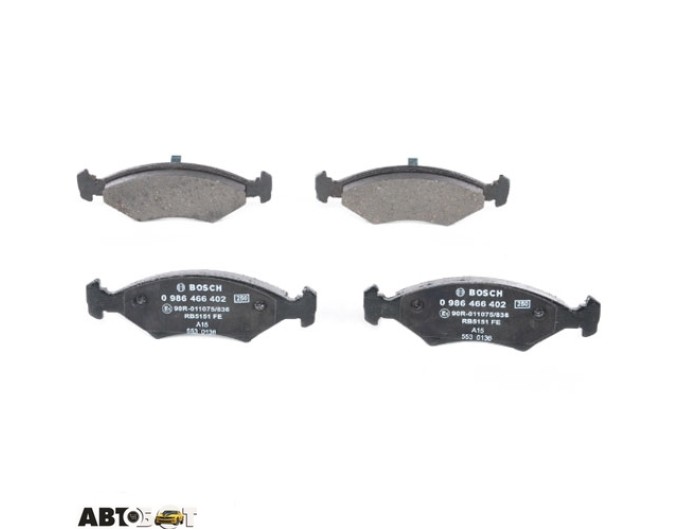 Тормозные колодки Bosch 0 986 466 402, цена: 1 097 грн.