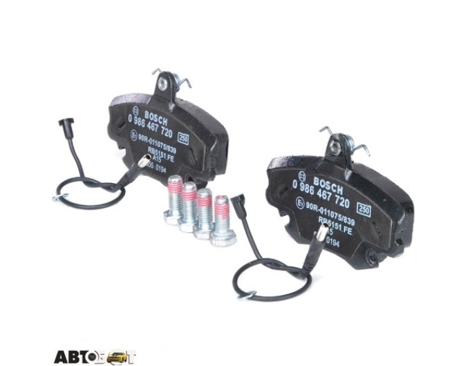 Тормозные колодки Bosch 0 986 467 720, цена: 1 551 грн.