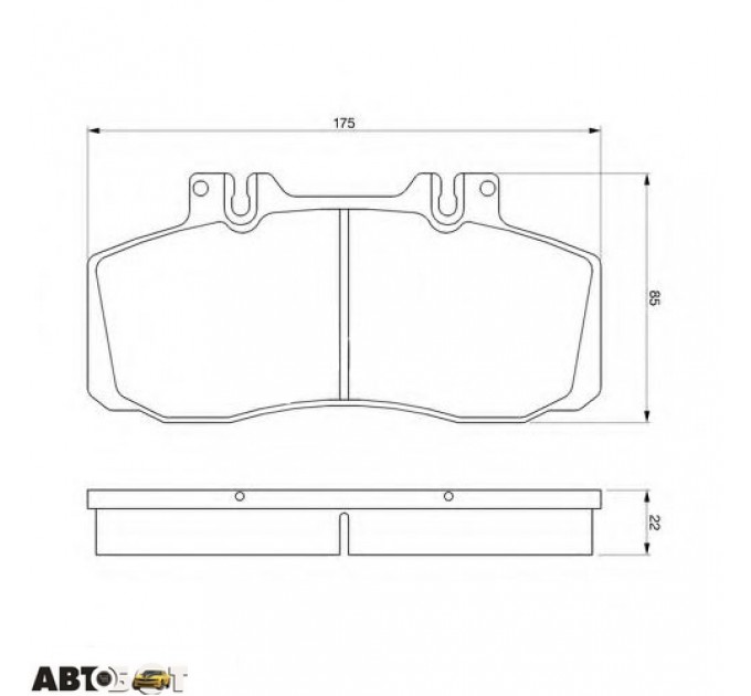 Гальмівні колодки Bosch 0 986 468 350, ціна: 2 658 грн.