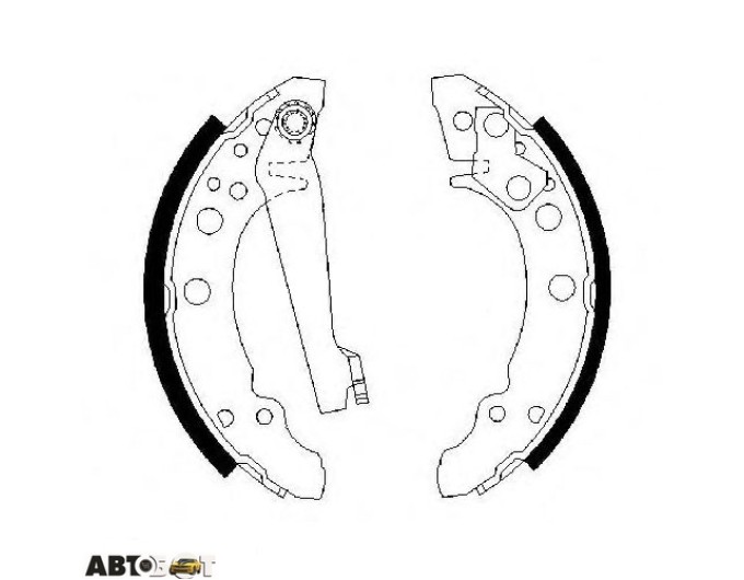 Тормозные колодки Bosch 0 986 487 002, цена: 1 525 грн.