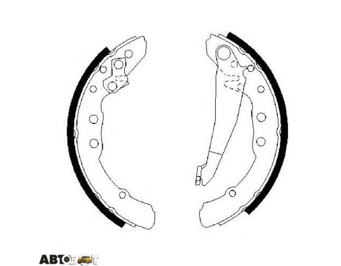 Тормозные колодки Bosch 0 986 487 281, цена: 2 452 грн.
