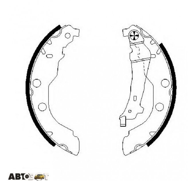 Гальмівні колодки Bosch 0986487549, ціна: 997 грн.